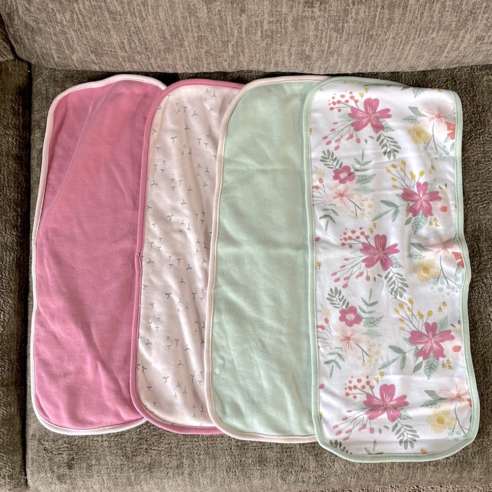 Cloud Island Burp Cloths